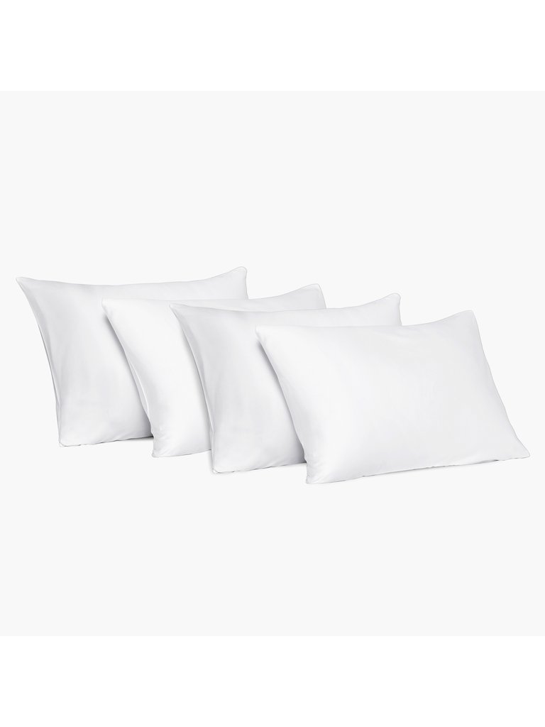 Pillow Case:std Set Of 4 - 40/1 Sateen