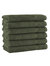 Royal Turkish Towels Villa Collection Hand Towel Pack Of 6 - Olive Green