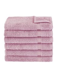 Villa Collection Hand Towel Pack Of 6 - Rose