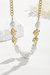 Gold Baroque Pearl Statement Necklace