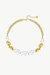 Gold Baroque Pearl Statement Necklace - Gold
