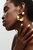 Gold Chunky Wave Hoop Earrings