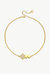 Gold Jigsaw Puzzle Necklace - Gold