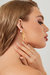 Rhinestone Gold Chain Earrings