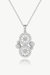 Silver Wheel Of Fortune Necklace - Silver