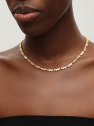 T Shape Zirconia Tennis Choker Necklace