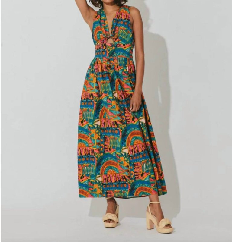 Ayanna Ankle Dress - Paradiso