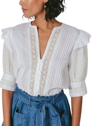 Bianca Blouse In Ivory