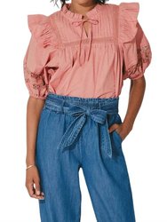 Bridget Blouse In Rose - Rose