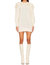 Danielle Sweater Dress In Ivory - Ivory