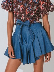 Maddi Mini Skirt - Classic Blue