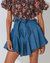 Maddi Mini Skirt - Classic Blue