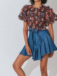 Maddi Mini Skirt - Classic Blue - Classic Blue