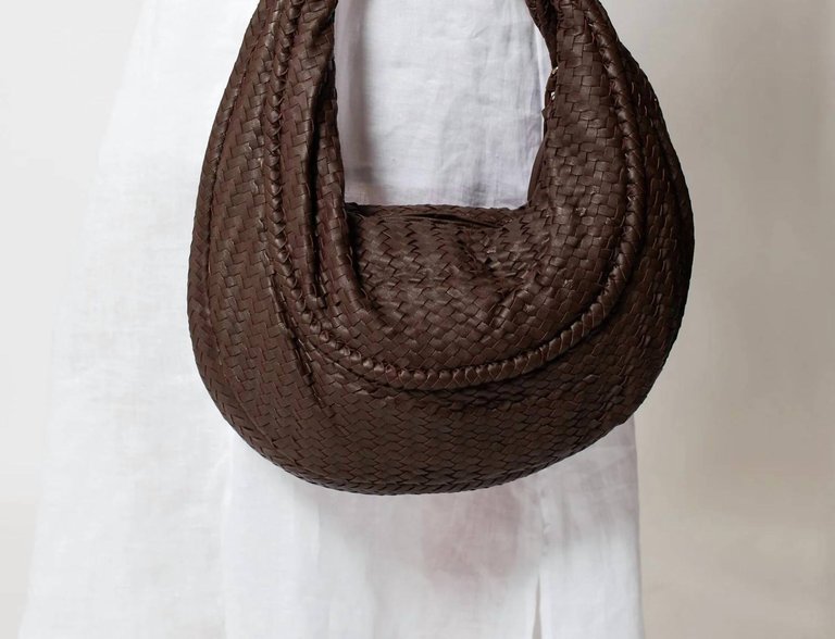 Palena Large Hobo In Chocolate - Chocolate