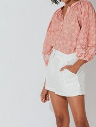 Quinn Blouse In Camara Floral - Camara Floral