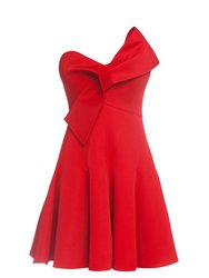 Bow front cocktail dress