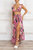 Dominicana Frill Beach Wrap Skirt Sarong - Pink