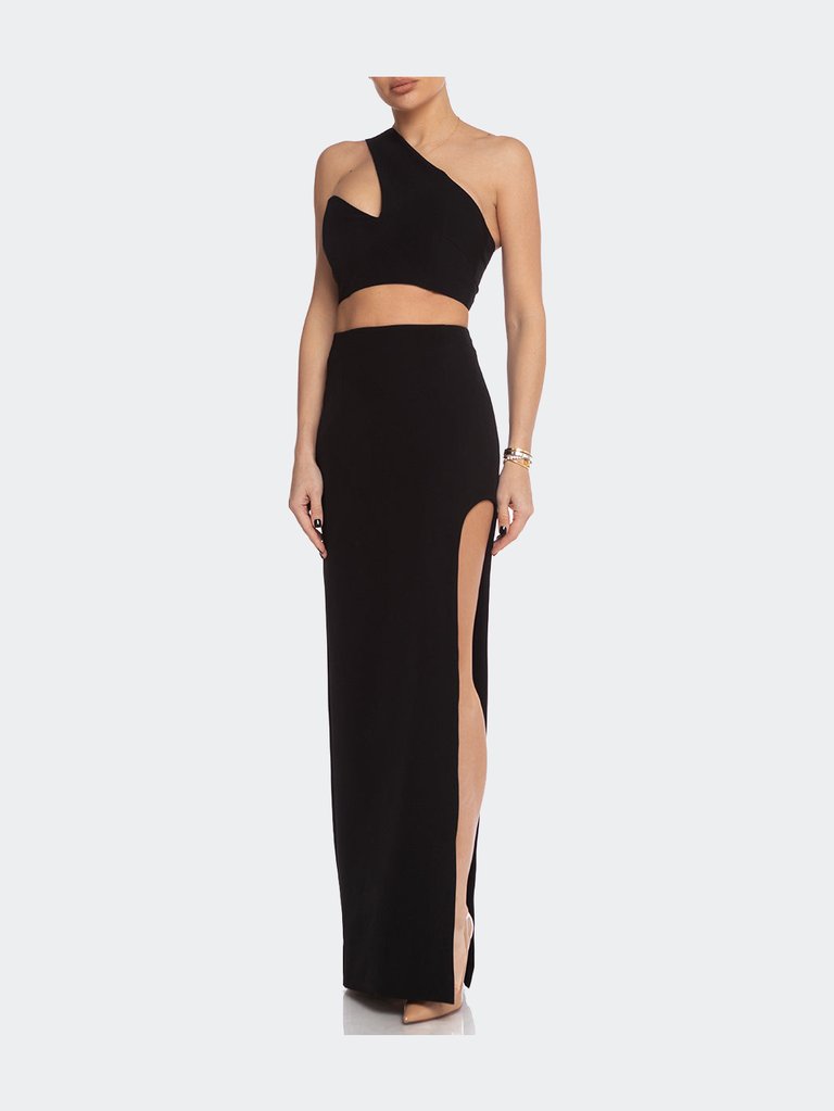 High Split Maxi Skirt