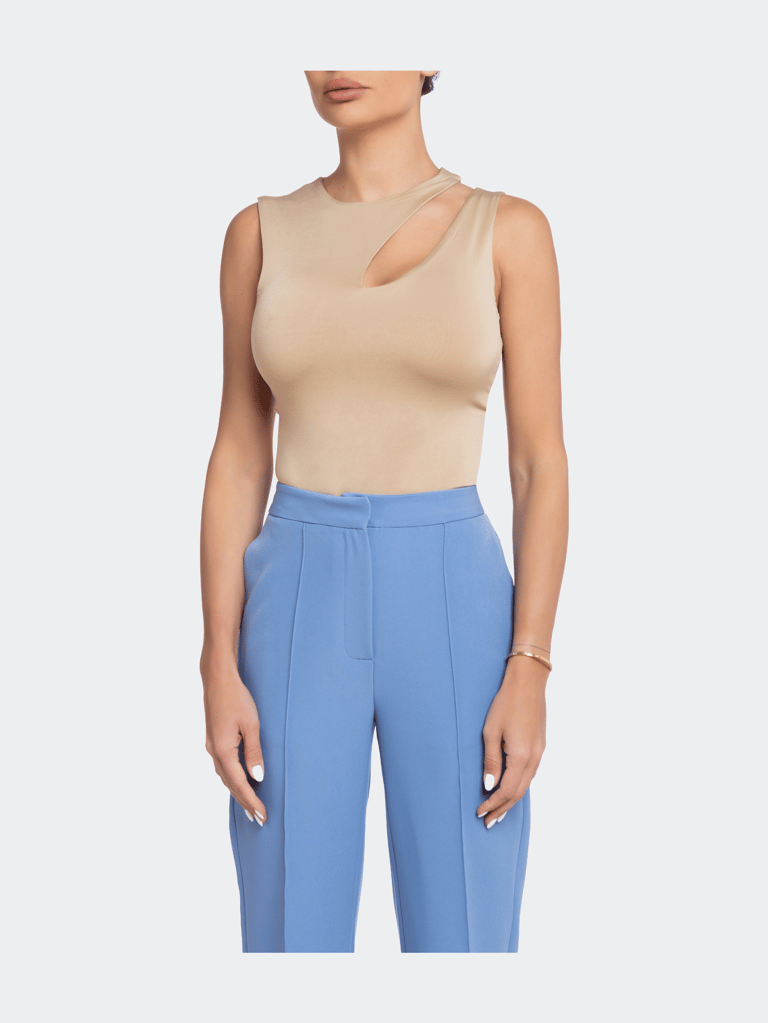 Sleeveless Cut-Out Top