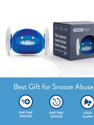 Clocky Alarm Clock on Wheels |Extra Loud for Heavy Sleeper (Adult or Kid Bed-Room Robot Clockie) Funny, Rolling, Run-away, Moving, Jumping