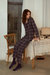 Blueberry Scone Printed Silk Crepe Pajama Set