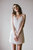 Lace-Trimmed Silk Satin Slip Dress - White