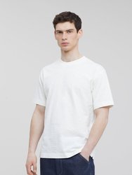 24-7 T-Shirt With Embroidery - Ivory