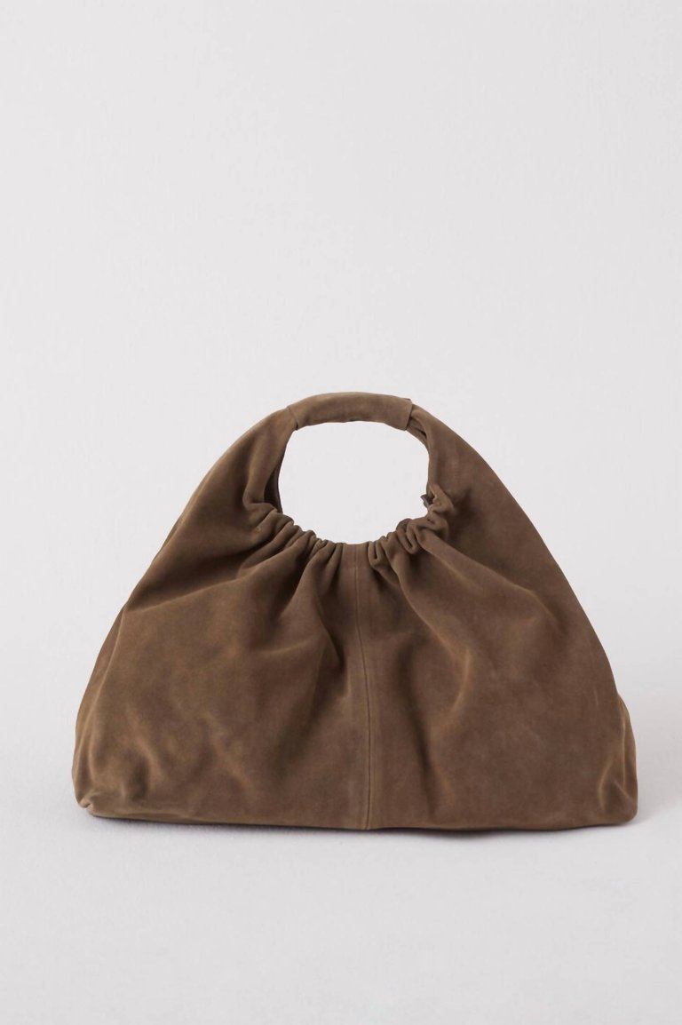 Alve Suede Handbag - Golden Wood