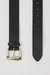 Asymmetric Buckle Belt In Black