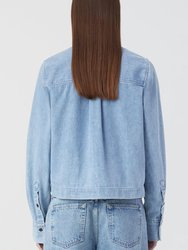 Cropped Denim Shirt