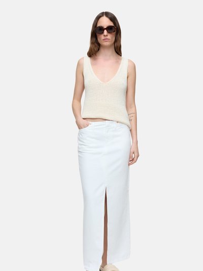 Closed Denim Maxi Skirt White product