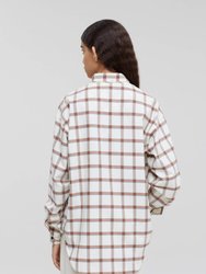 Graphic Check Blouse