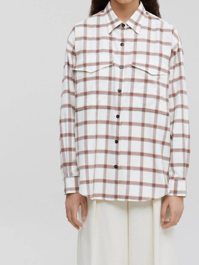 Closed Graphic Check Blouse product
