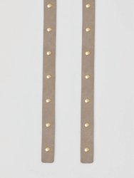 Italian Leather Waist Belt With Rivets