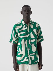 Printed Shirt - Botanic Green