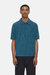 Short Sleeve Shirt With Polo Collar - Midnight Lake