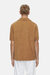 Short Sleeve Shirt With Polo Collar - Sandalwood