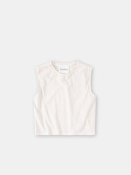 Sleeveless T-Shirt Limestone