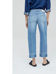 X-Lent Mid-Rise Cropped Relaxed Fit Jean