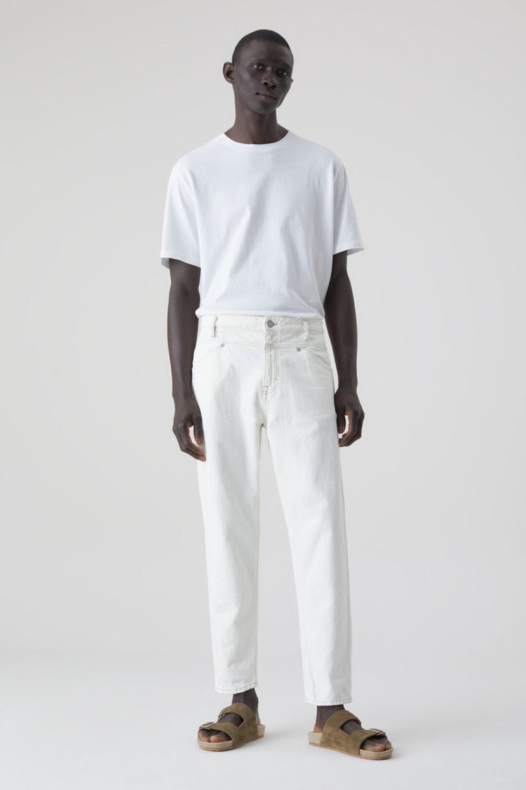 X-Lent Tapered Jeans - Ivory - Ivory