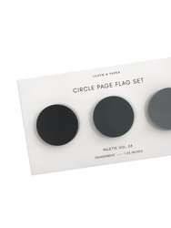 Circle Page Flag Trio - Set Of 3