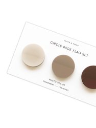 Circle Page Flag Trio - Set Of 3