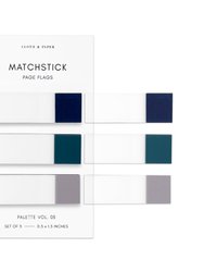 Matchstick Page Flag - Set Of Three