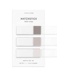 Matchstick Page Flag - Set Of Three
