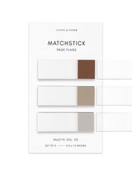 Matchstick Page Flag - Set Of Three