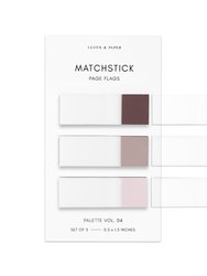 Matchstick Page Flag - Set Of Three