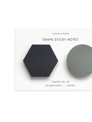 Shape Sticky Note Set - Apollo/Mykonos Vol 3