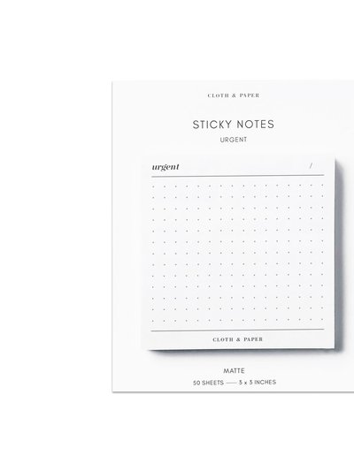 Cloth & Paper Urgent Sticky Notes | Refreshed Design product