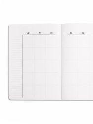 Undated Monthly Calendar Notebook