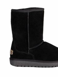 Ladies 9-Inch Comfort Winter Boots - Black